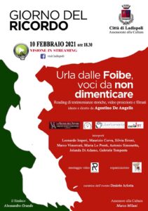 Il comune di Ladispoli ricorda le foibe