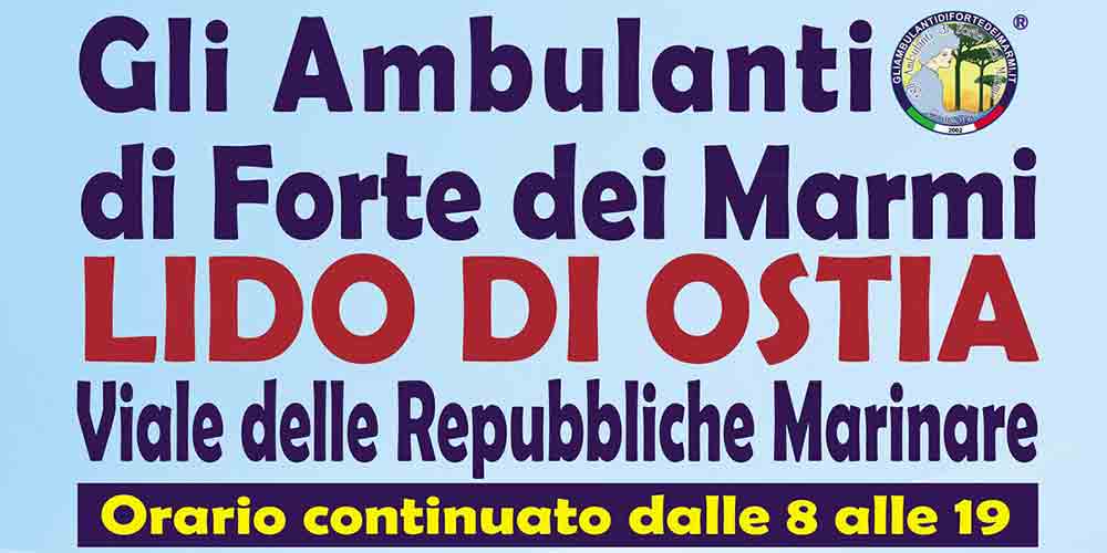 Il mercato de Gli Ambulanti di Forte dei Marmi a grande richiesta a Ostia Lido domenica 7 marzo