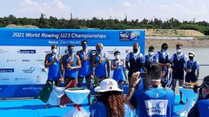 Medaglia d’Oro ai Campionati Mondiali Under 23 per i Canottieri della Marina Militare