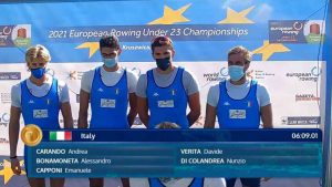 Canottaggio: la coppia d'oro della Marina Militare vince l'Europeo Under 23