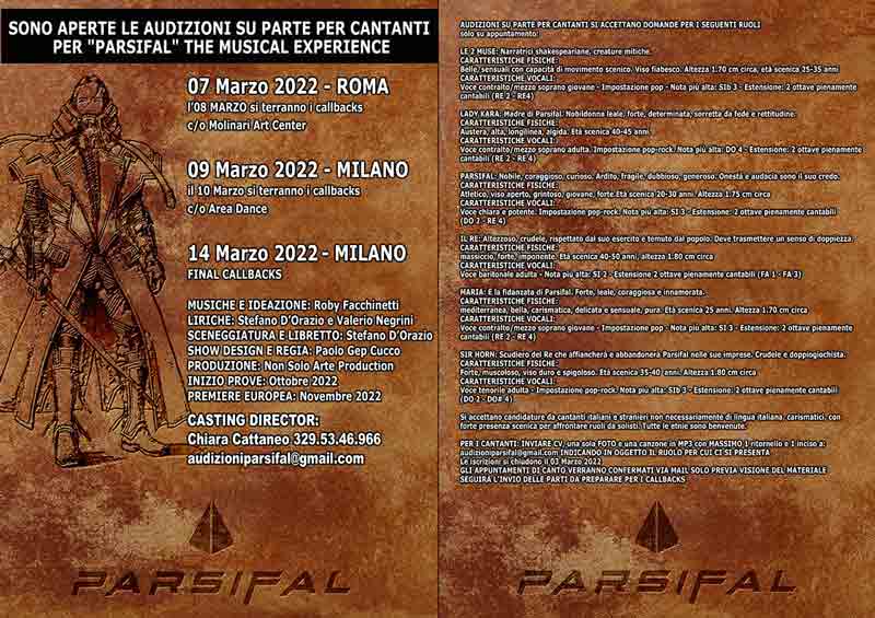 CASTING - Parsifal. The musical experience