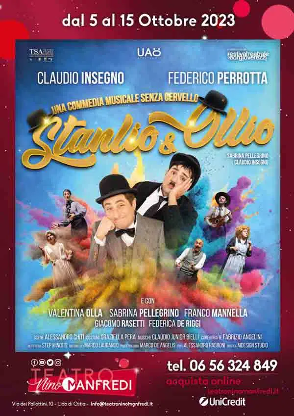 "Stanlio & Ollio, amici fino all'ultima risata" al Teatro Nino Manfredi