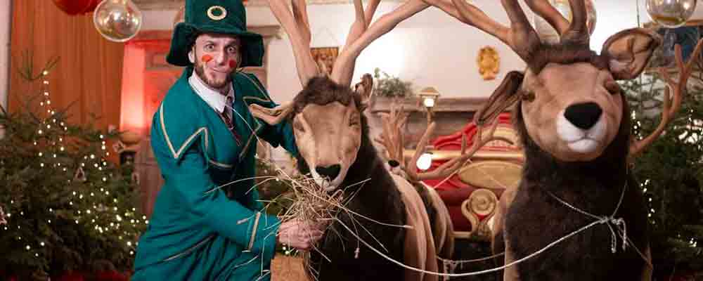 Pet-Friendly la fantastica Casa di Babbo Natale nel Castello di Lunghezza 2 Renne e direttore Casa Babbo Natale