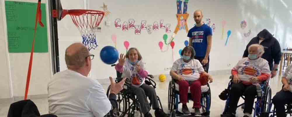 Basket d’Argento: ad Aprilia i nonni delle RSA scoprono la pallacanestro