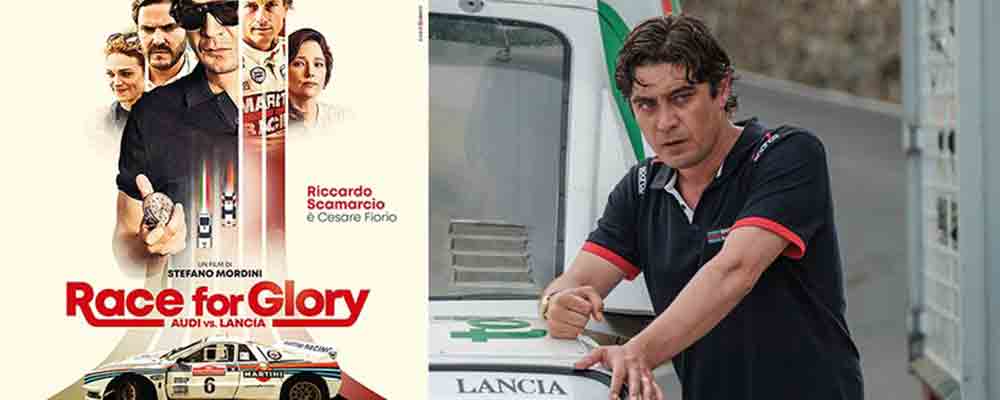 Riccardo Scamarcio e Stefano Mordini al Cinema Lux Aprilia per "Race for glory"