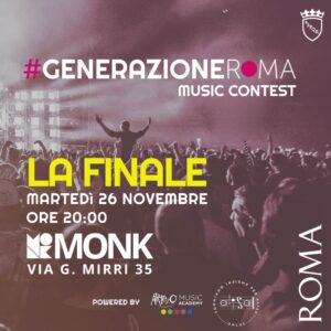 Generazione Roma Music Contest: dieci i finalisti del contest per band emergenti dei licei di Roma