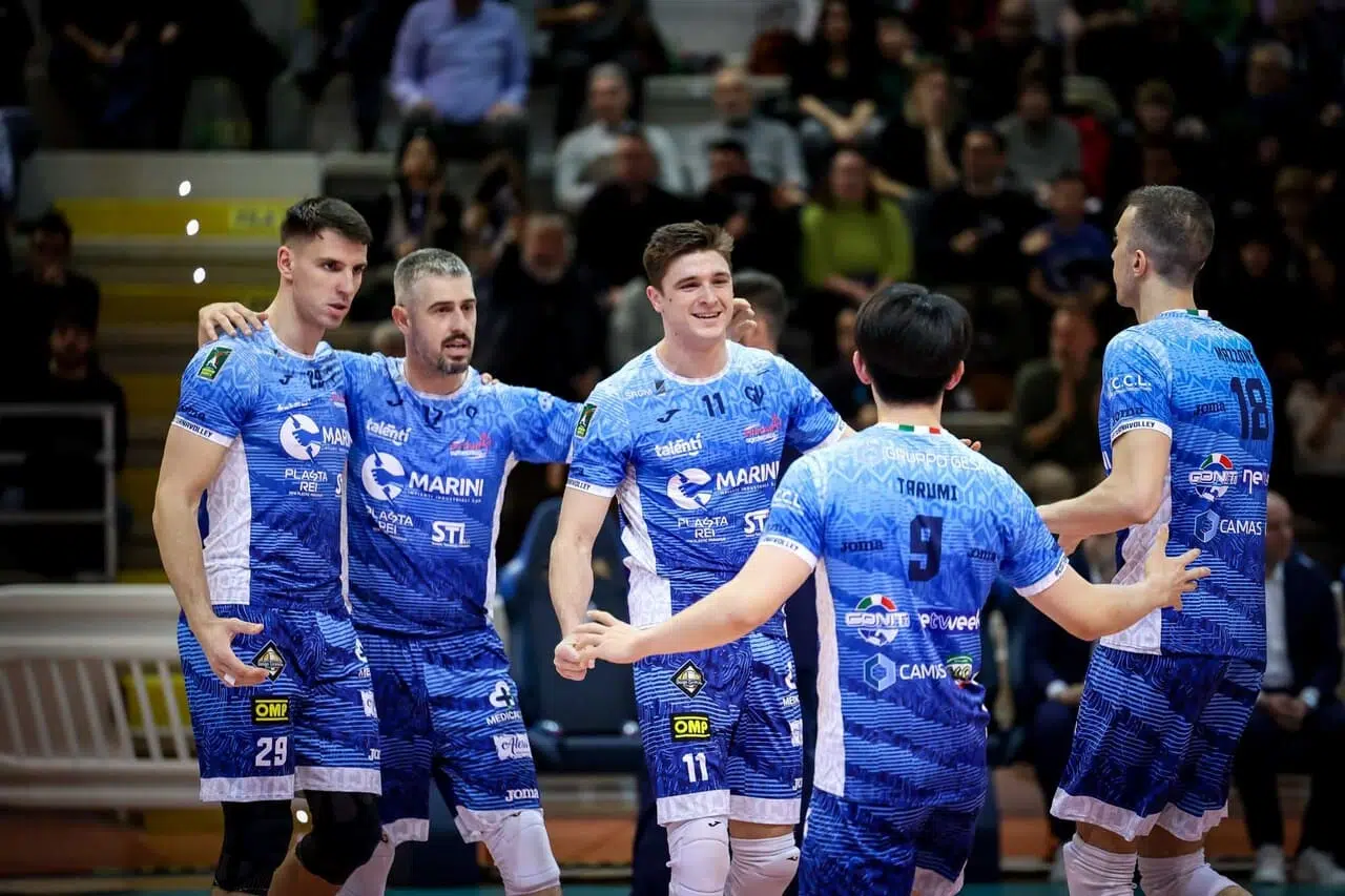 Cisterna Volley - Valsa Group Modena 3-2: i numeri del match