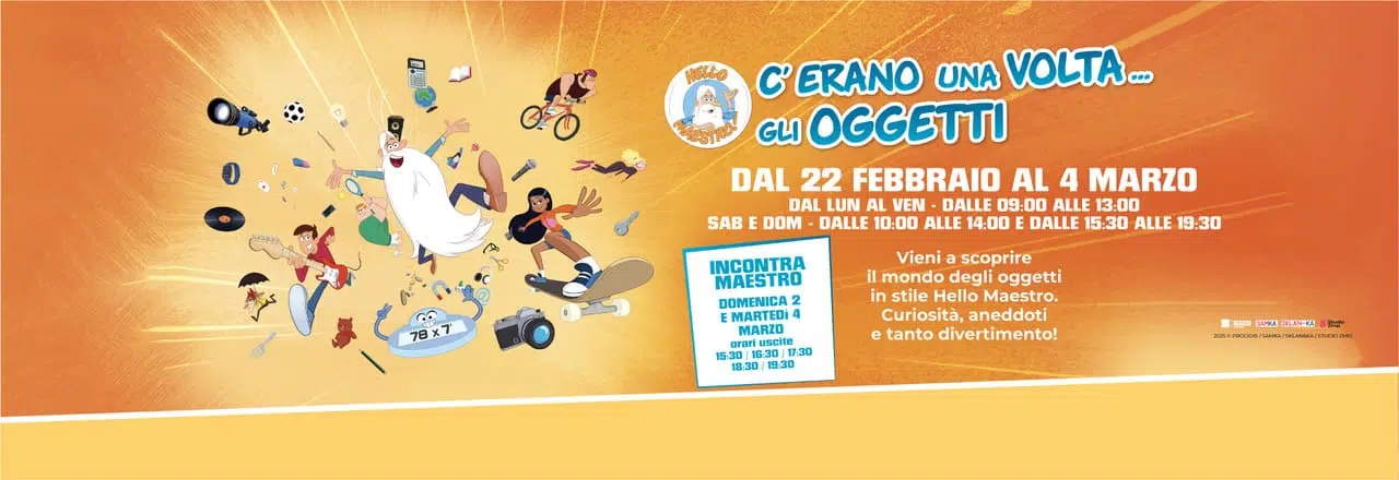 "C'erano una volta gli oggetti", diventa una mostra interattiva la serie amatissima dai bambini per la prima volta dal vivo al Talenti Village