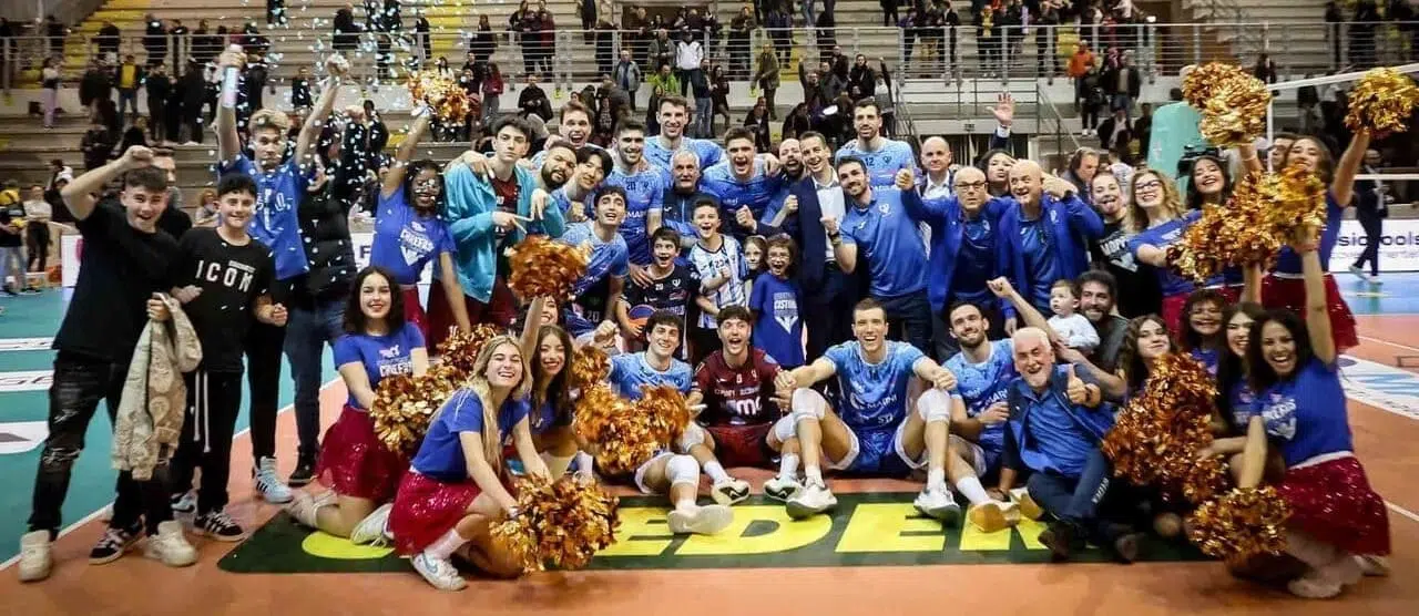 Cisterna Volley si impone 3-2 contro la Yuasa Battery Grottazzolina