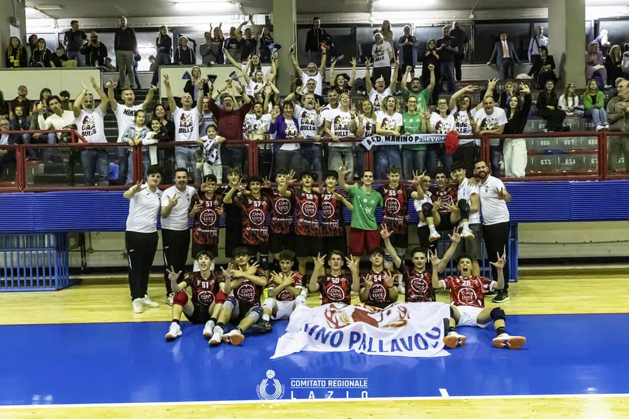 Cisterna Volley è campione regionale con Marino Pallavolo in under15, under17 e under19 2 Marino Pallavolo under15