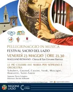 A Magliano Romano un nuovo appuntamento con Pellegrinaggio in Musica