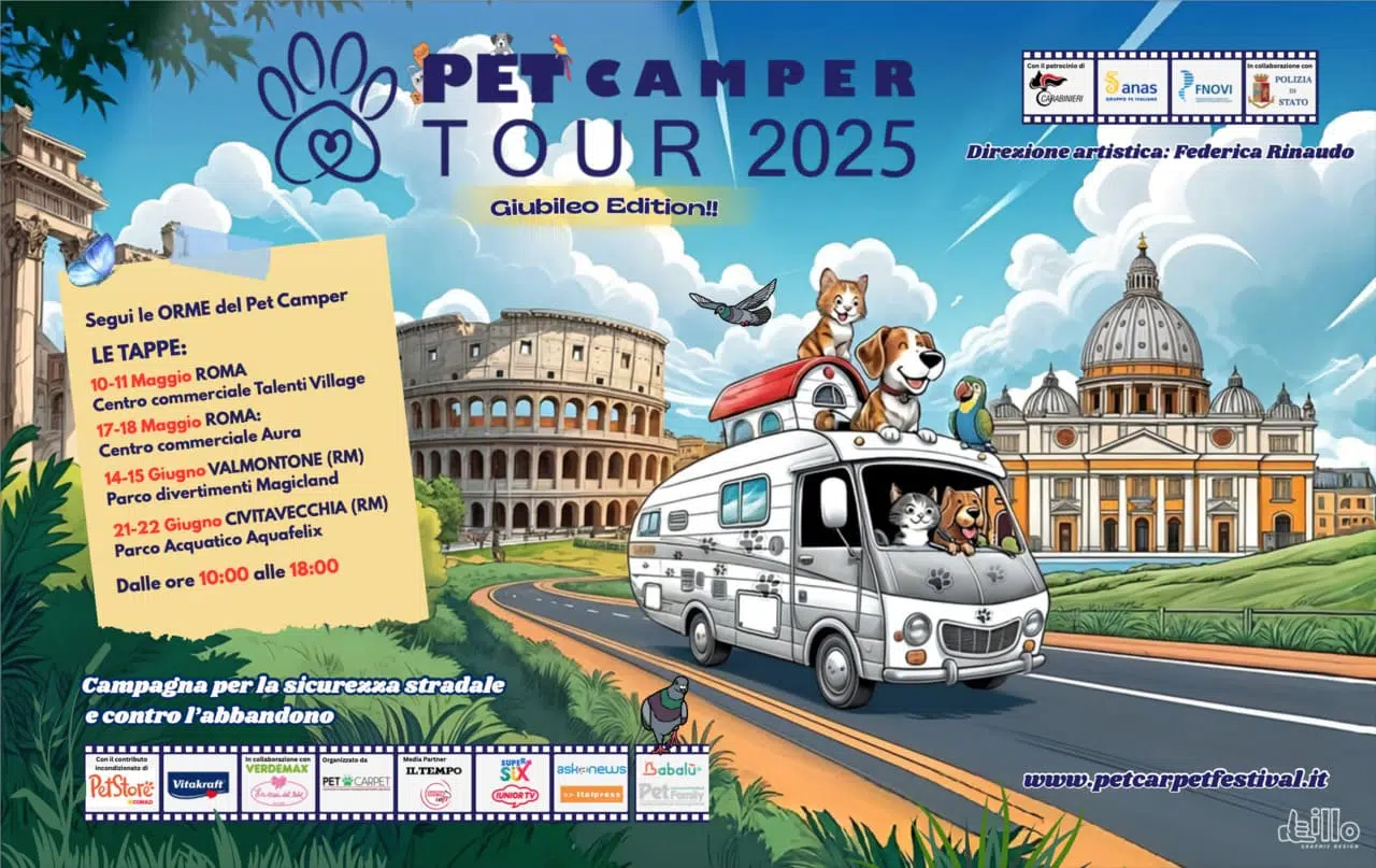 Testimonia anche tu contro l'abbandono al Pet Camper Tour per una grande campagna contro l'indifferenza