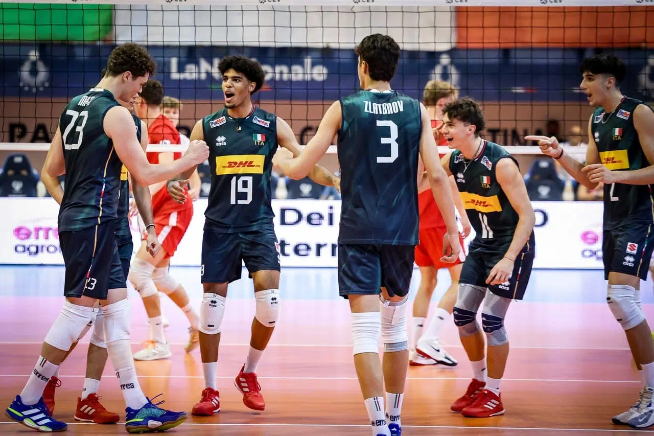 Italia agli Europei U22: 3-0 alla Danimarca al Palasport di Cisterna 2 L'Italvolley contro la Danimarca