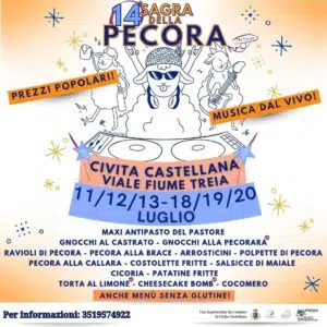 Sagra della Pecora: secondo weekend tra arrosticini e ravioli a Civita Castellana