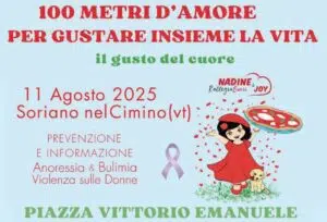 Cento metri di pizza per battere i disturbi alimentari: A Soriano nel Cimino la manifestazione di Donna Donna Onlus con lo Chef Gabriele Bonci