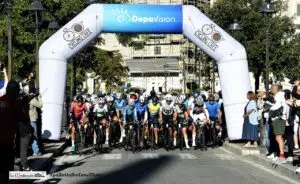 Partenza Granfondo La Medievale 2025