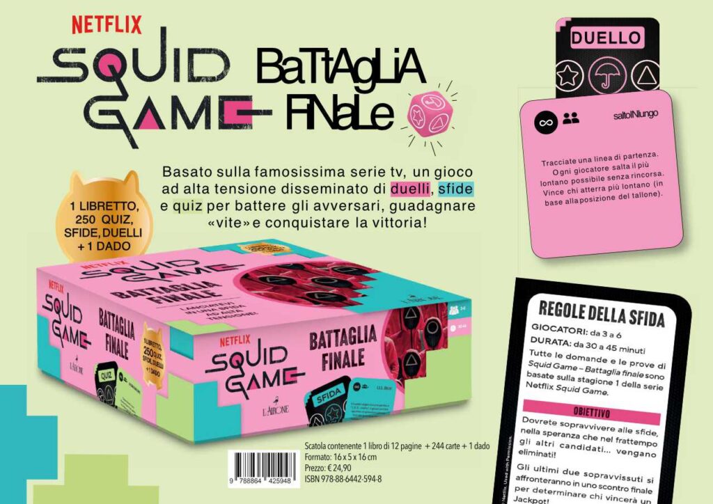 Squid Game - Battaglia finale: gioco in scatola ispirato alla serie cult che ha conquistato il mondo! 2 Scatola Squid Game - Battaglia finale