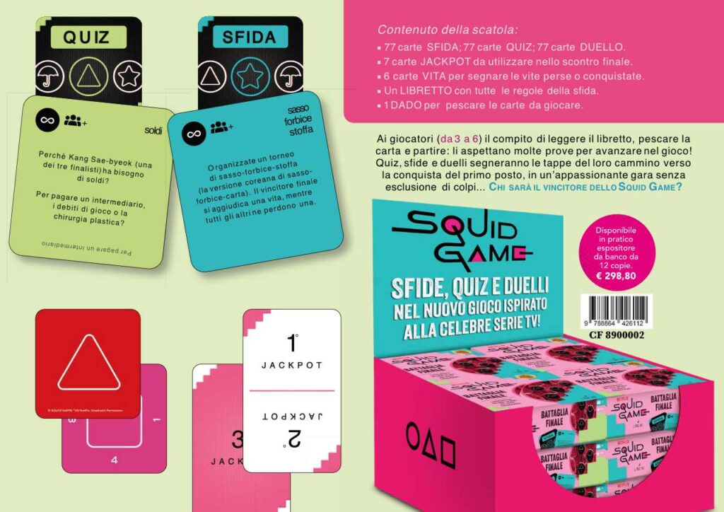 Squid Game - Battaglia finale: gioco in scatola ispirato alla serie cult che ha conquistato il mondo! 3 Scatola Squid Game - Battaglia finale