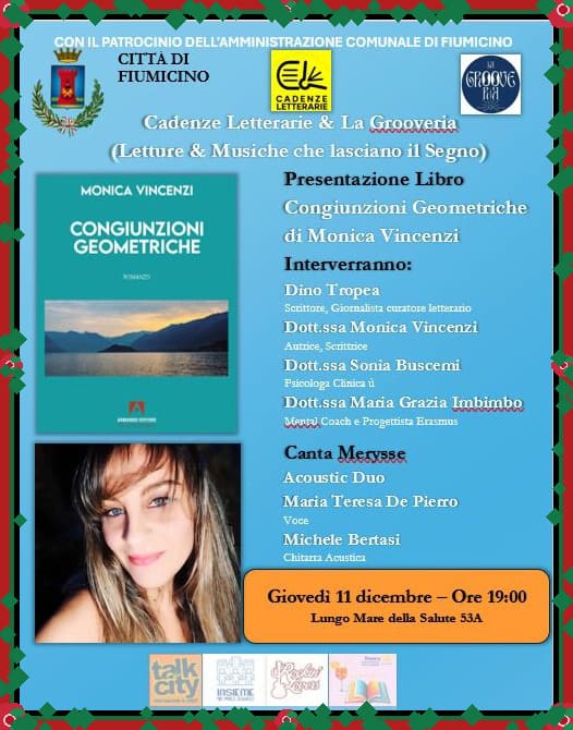 Cadenze Letterarie con il Patrocinio del Comune presenta Congiunzioni Geometriche e Merysse-Acoustic Duo