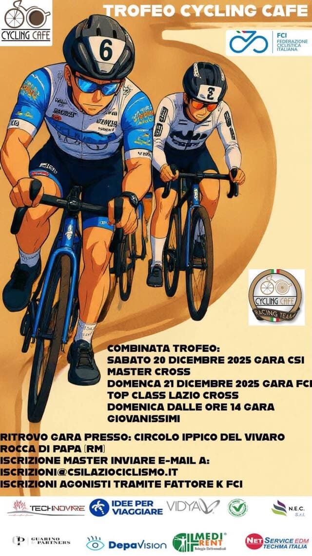 Trofeo Cycling Cafè: due giorni di grande ciclocross tra sport, passione e giovani promesse