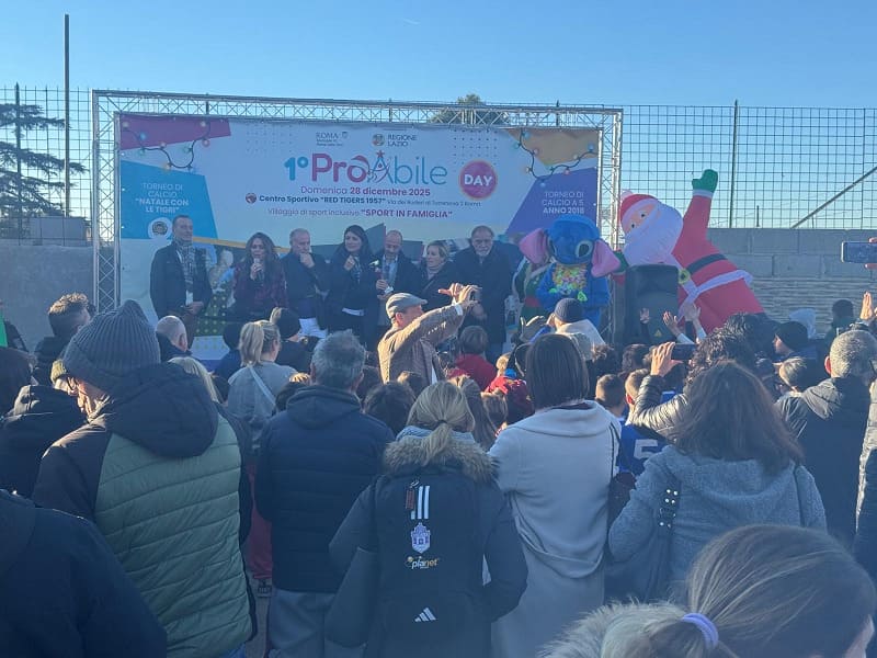 Grande successo per il 1° ProAbile Day – Natale di Sport e Inclusione svoltosi ieri a Roma