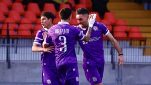Maceratese-Ostiamare 1-3: rimonta biancoviola con doppietta di Cardella e sigillo di Orfano
