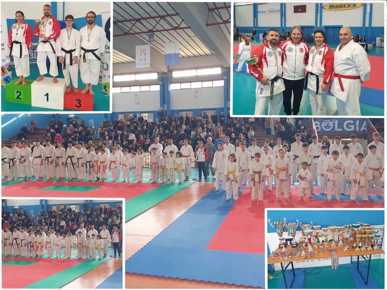 Gli agonisti del Maestro Enrico Bruno a podio al “10° Trofeo Karate Tuscia” di Kata
