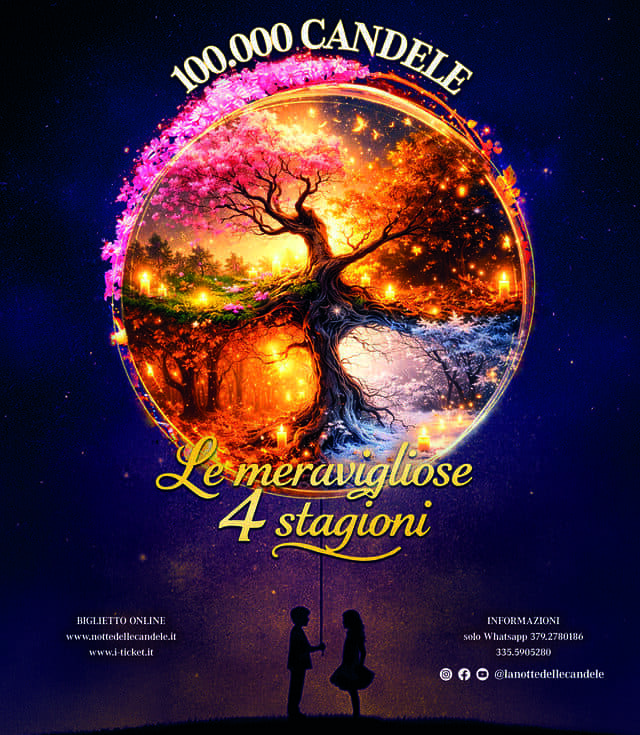 La Notte delle Candele 2026 - XIX Edizione. Le Meravigliose Quattro Stagioni