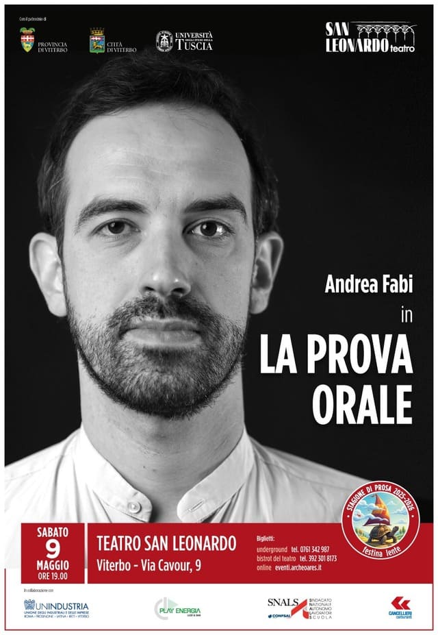 La prova orale: ultimo spettacolo della stagione teatrale 2025/26