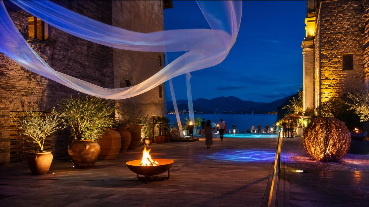 Notte Bianca Bolsena 2026: il programma del 13 agosto 65 Installazioni ispirate ad aria, terra, fuoco e acqua in una piazza sul lago