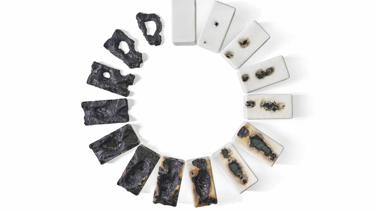 Rossana Maggi a Tarquinia: la mostra “Life, a circle.” a San Pancrazio 61 Installazione Eterno Ritorno di Rossana Maggi composta da elementi disposti in cerchio