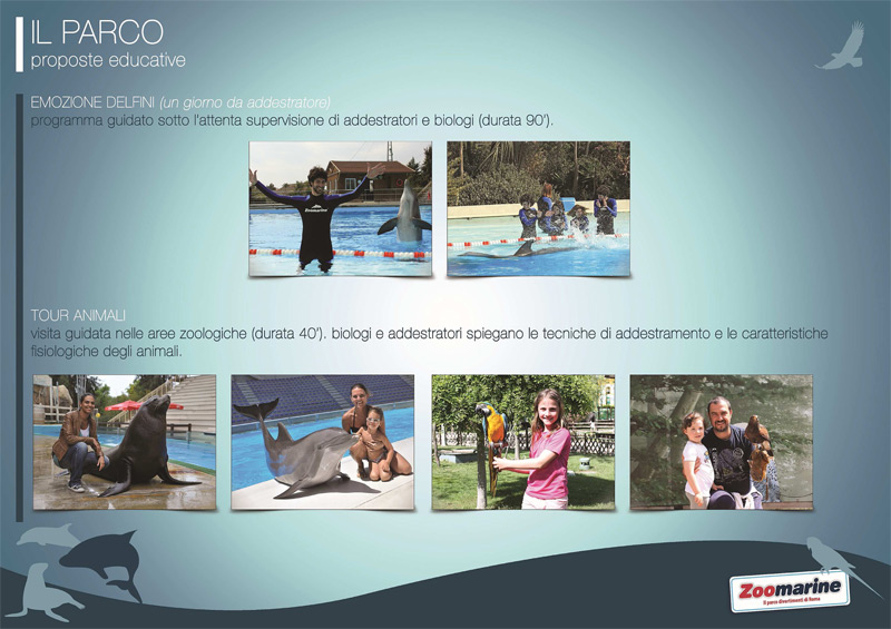 Proposte educative del Parco Zoomarine