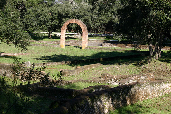 Villa di Plinio Arco Villa di Plinio a Castel Fusano