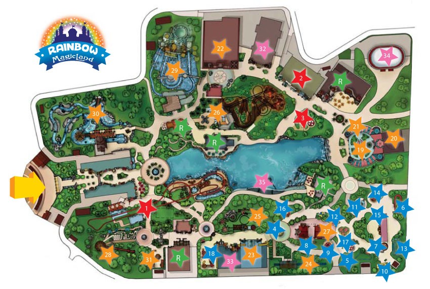 Categoria Directory 450 Rainbow Magicland Valmontone Mappa